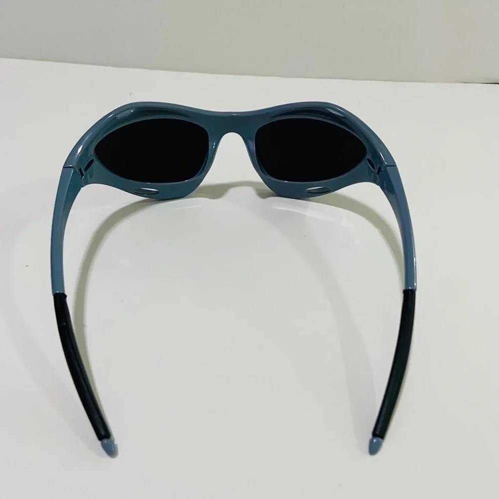 Steampunk chunky futuristic racing sunglasses